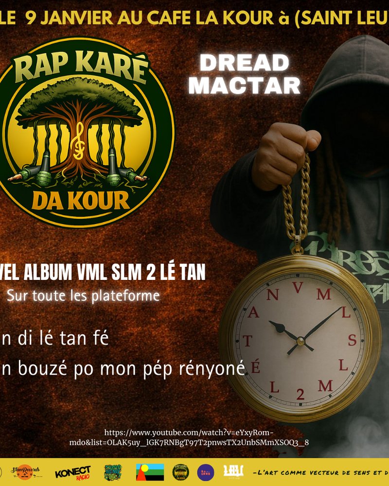 Carte promotionnelle — Dread Mactar, nouvel album