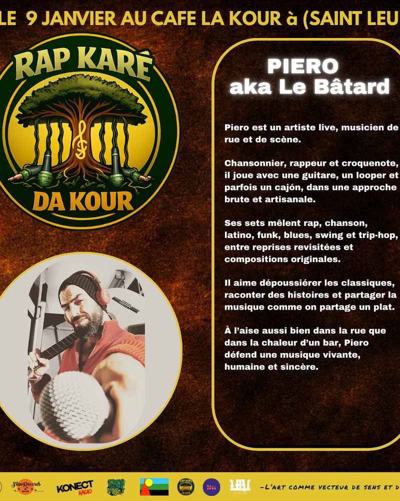 Carte de présentation — Le Bâtard, RAP KARÉ DA KOUR