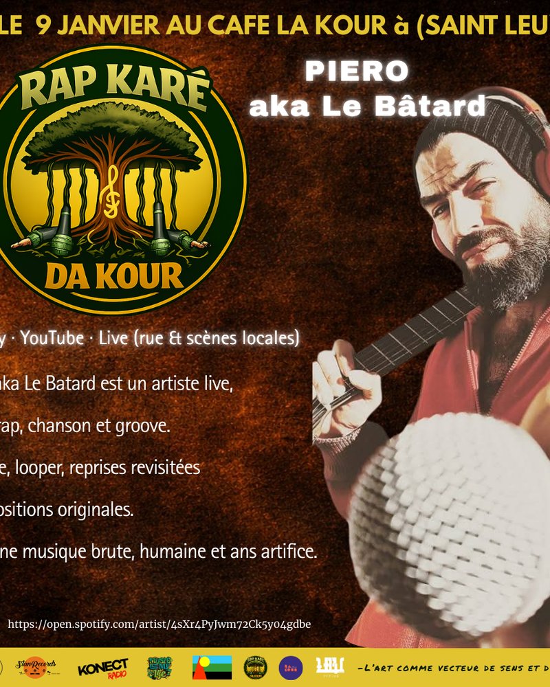 Carte promotionnelle — Le Bâtard, RAP KARÉ DA KOUR