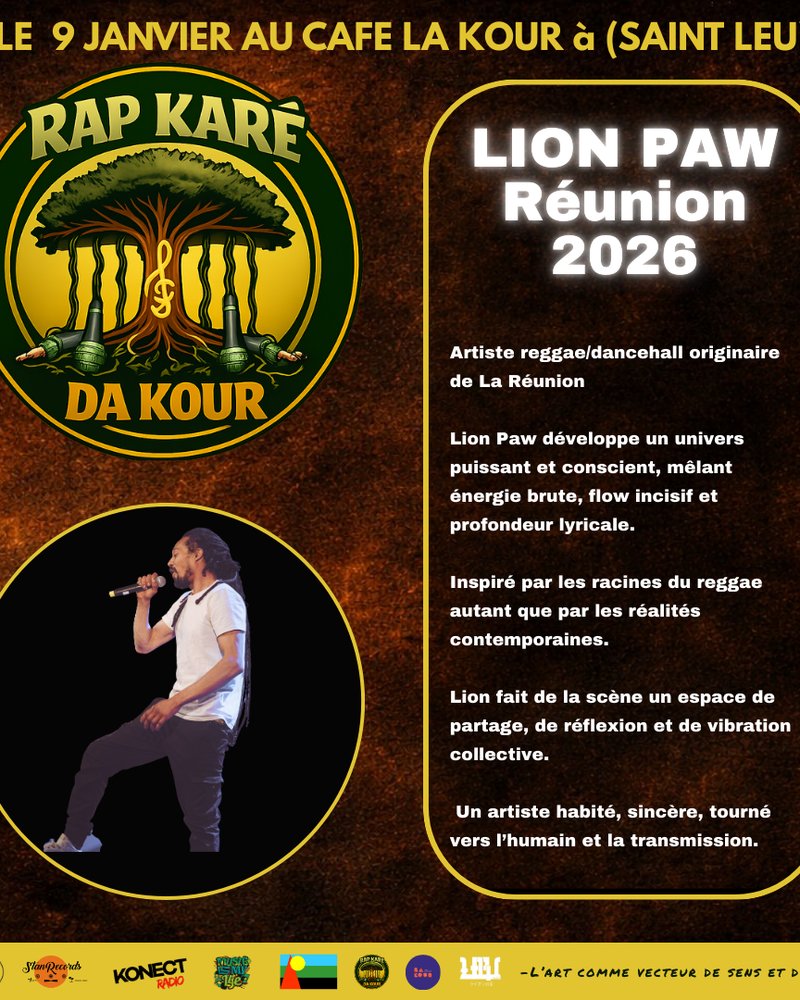 Carte de présentation — Lion Paw, RAP KARÉ DA KOUR