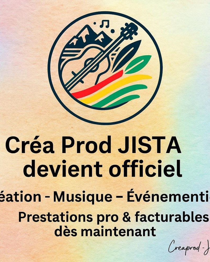 Création visuelle — Créa Prod JISTA devient officiel