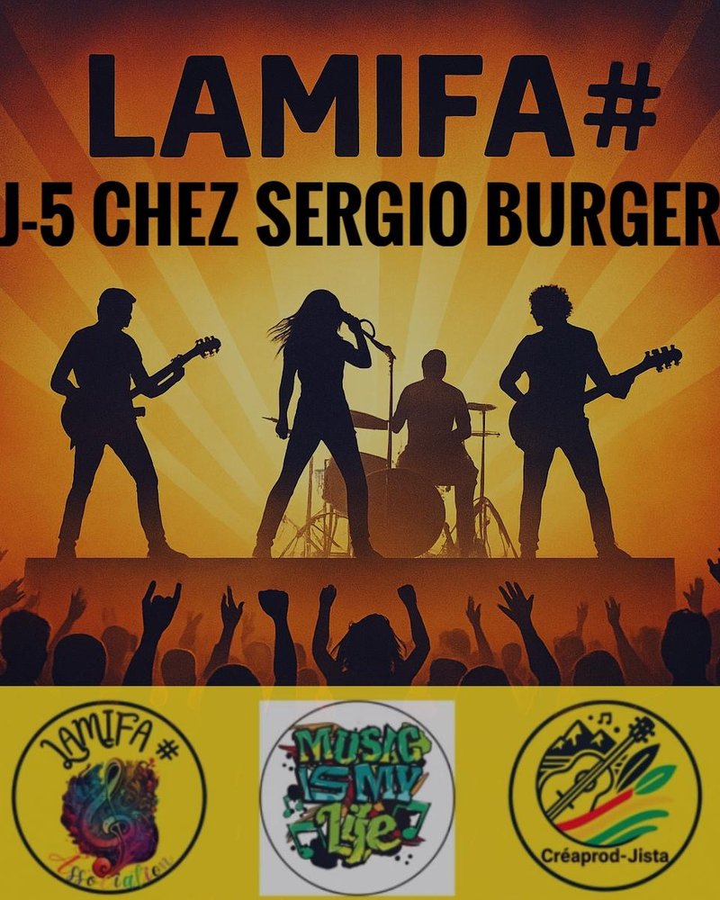 Affiche événementielle LAMIFA# x Sergio Burger